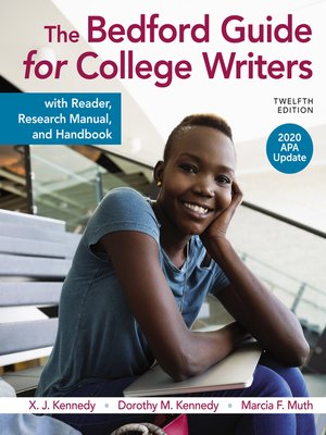cover image of The Bedford Guide for College Writers with Reader, Research Manual, and Handbook, 2020 APA Update